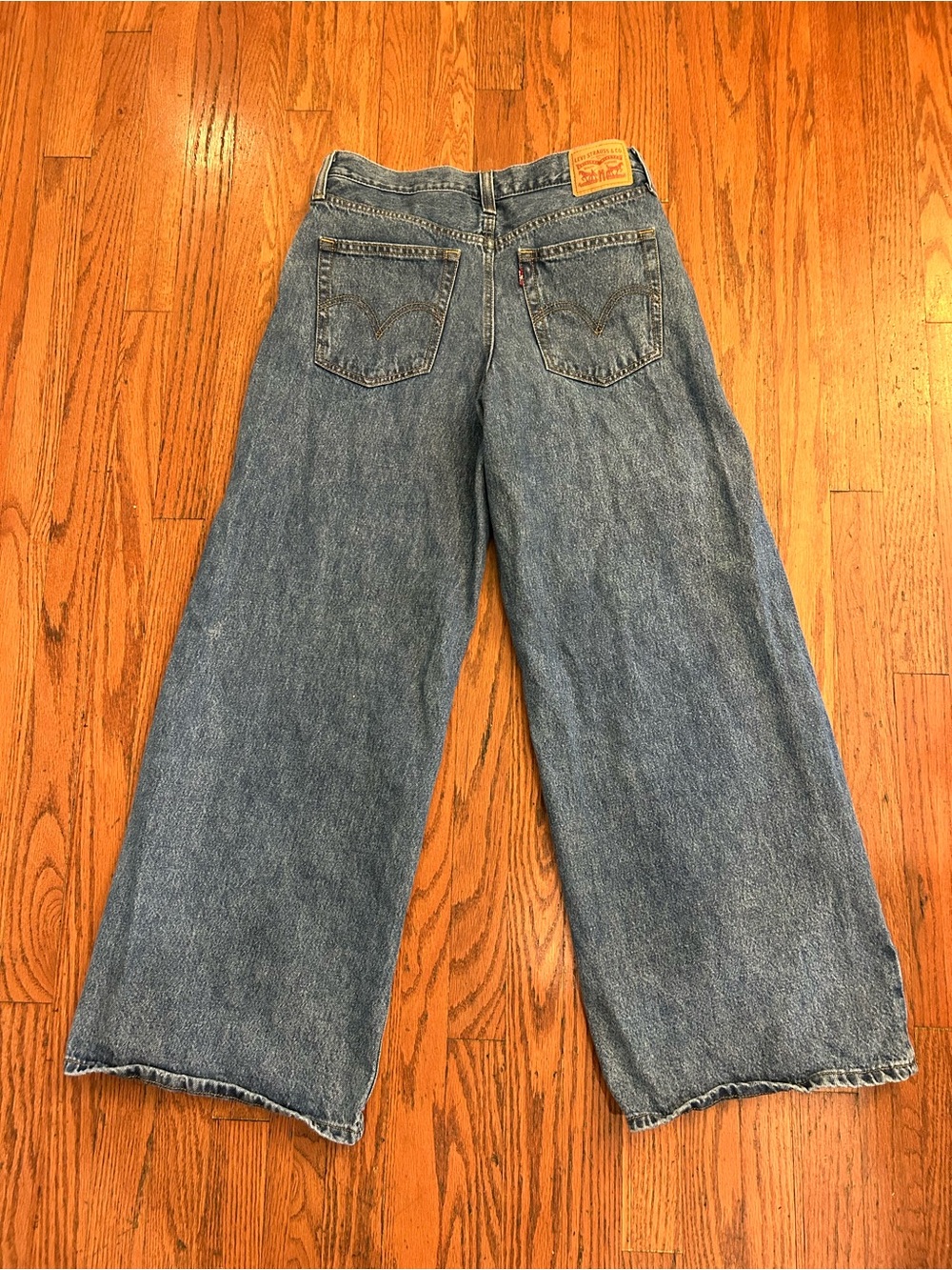 Levi’s 94 Baggy Wide Leg Jeans Women’s 29 High Rise Blue Denim Y2K - Picture 3 of 5